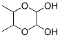 5,6-Dimethyl-1,4-dioxane-2,3-diol Struktur