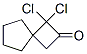 Spiro[3.4]octan-2-one, 1,1-dichloro- (9CI) Struktur