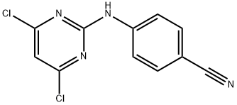 BENZONITRILE, 4-[(4,6-DICHLORO-2-PYRIMIDINYL)AMINO]-|4-N[2(4,6-二氯吡啶基)]-氨基苯腈