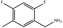 Benzenemethanamine, 2,4-difluoro-5-methyl- (9CI) Struktur