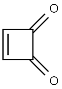 3-cyclobutene-1,2-dione Struktur