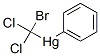 (bromodichloromethyl)phenylmercury Struktur