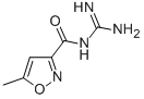 3-Isoxazolecarboxamide, N-(aminoiminomethyl)-5-methyl- Struktur