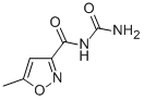 N-(Aminocarbonyl)-5-methyl-3-isoxazolecarboxamide Struktur