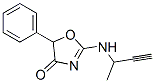 2-[(1-Methyl-2-propynyl)amino]-5-phenyl-2-oxazolin-4-one Struktur