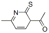 Ethanone, 1-(2,3-dihydro-6-methyl-2-thioxo-3-pyridinyl)- (9CI) Struktur