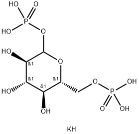 D-Glucose-1,6-diphosphatepotassiumsalt Struktur