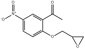 5-Nitro-2-(oxiranylMethoxy)acetophenone Struktur