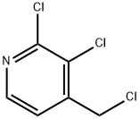 2,3-Dichloro-4-(chloromethyl)pyridine Struktur