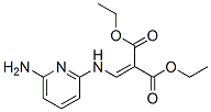 2-[[(6-Amino-2-pyridyl)amino]methylene]malonic acid diethyl ester Struktur