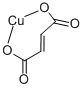 fumaric acid, copper salt Struktur