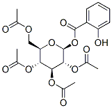 2,3,4,6-Tetra-O-acetyl-b-D-glucopyranosyl Salicylate Struktur