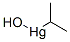 Hydroxy(1-methylethyl)mercury(II) Struktur