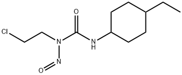 1-(2-Chloroethyl)-3-(4-ethylcyclohexyl)-1-nitrosourea Struktur