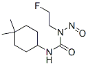 N'-(4,4-Dimethylcyclohexyl)-N-(2-fluoroethyl)-N-nitrosourea Struktur