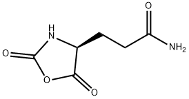 (S)-4-(2-AMINOCARBONYLETHYL)OXAZOLIDINE-2,5-DIONE Struktur