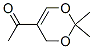 Ethanone, 1-(2,2-dimethyl-4H-1,3-dioxin-5-yl)- (9CI) Struktur