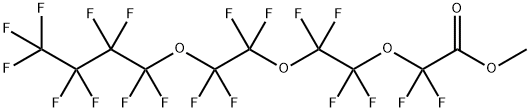 METHYL PERFLUORO-3,6,9-TRIOXATRIDECANOATE Struktur