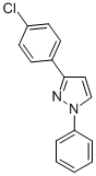 3-(4-CHLOROPHENYL)-1-PHENYL-1H-PYRAZOLE Struktur