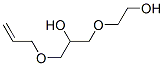 1-(2-Hydroxyethoxy)-3-(2-propenyloxy)-2-propanol Struktur