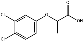 2-(3,4-dichlorophenoxy)propanoic acid Struktur