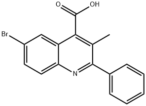 6-BROMO-3-METHYL-2-PHENYLQUINOLINE-4-CARBOXYLIC ACID price.