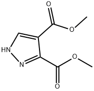 diMethyl1H-pyrazole-3,4-dicarboxylate Struktur