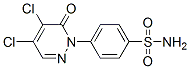 4-(4,5-DICHLORO-6-OXOPYRIDAZIN-1(6H)-YL)BENZENESULFONAMIDE Struktur