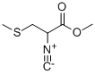 2-ISOCYANO-3-(METHYLTHIO)-PROPIONIC ACID METHYL ESTER Struktur