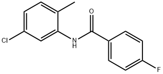 N-(5-chloro-2-methylphenyl)-4-fluorobenzamide Struktur