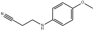 3-(4-METHOXY-PHENYLAMINO)-PROPIONITRILE Struktur