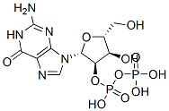 Guanosine 2'-diphosphoric acid Struktur