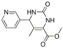 4-Pyrimidinecarboxylicacid,1,2,3,6-tetrahydro-5-methyl-2-oxo-6-(3-pyridinyl)-,methylester(9CI) Struktur