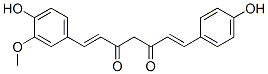 (1E,6E)-1-(4-hydroxy-3-methoxy-phenyl)-7-(4-hydroxyphenyl)hepta-1,6-di ene-3,5-dione Struktur