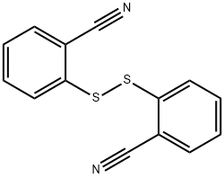 2,2'-DITHIOBIS(BENZONITRILE) Struktur