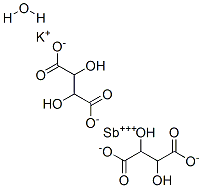 POTASSIUM ANTIMONY TARTRATE HYDRATE Struktur