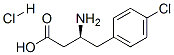 (S)-3-Amino-4-(4-Chlorophenyl)butyric Acid Hydrochloride Struktur