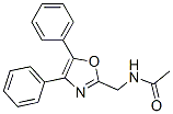 N-[(4,5-Diphenyloxazol-2-yl)methyl]acetamide Struktur