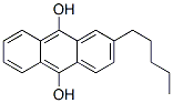 2-Pentyl-9,10-anthracenediol Struktur