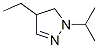 4-Ethyl-1-isopropyl-2-pyrazoline Struktur