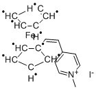 TRANS-4-[2-(1-FERROCENYL)VINYL]-1-METHYLPYRIDINIUM IODIDE Struktur