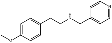 [2-(4-METHOXY-PHENYL)-ETHYL]-PYRIDIN-4-YLMETHYL-AMINE Struktur