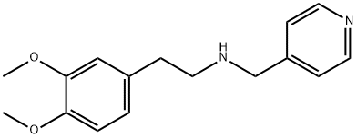 [2-(3,4-DIMETHOXY-PHENYL)-ETHYL]-PYRIDIN-4-YLMETHYL-AMINE Struktur