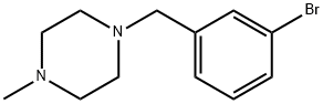 1-(3-BROMOBENZYL)-4-METHYLPIPERAZINE Struktur