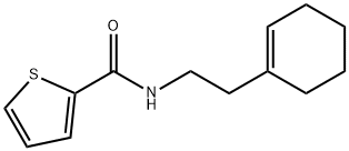 2-Thiophenecarboxamide,N-[2-(1-cyclohexen-1-yl)ethyl]- Struktur