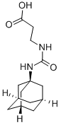 3-{[(1-ADAMANTYLAMINO)CARBONYL]AMINO}PROPANOIC ACID Struktur