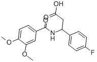 3-(3,4-DIMETHOXY-BENZOYLAMINO)-3-(4-FLUORO-PHENYL)-PROPIONIC ACID price.