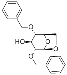 1,6-ANHYDRO-2,4-DI-O-BENZYL-BETA-D-GLUCOPYRANOSE Struktur