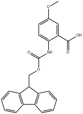 FMOC-2-アミノ-5-メトキシ安息香酸 化學(xué)構(gòu)造式