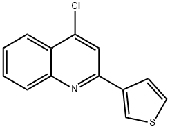 4-chloro-2-thiophen-2-ylquinoline Struktur